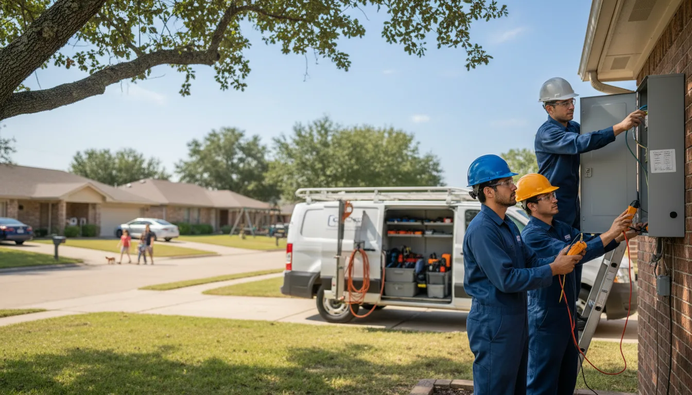 Certified electrician providing emergency electrical services in Trilla, IL